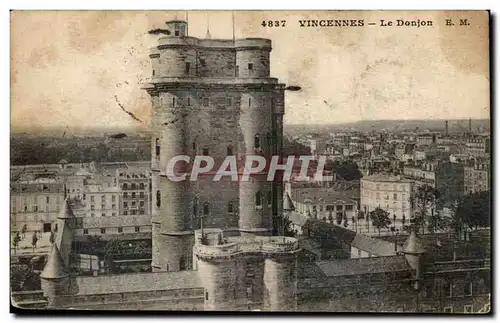 Vincennes Cartes postales Le donjon