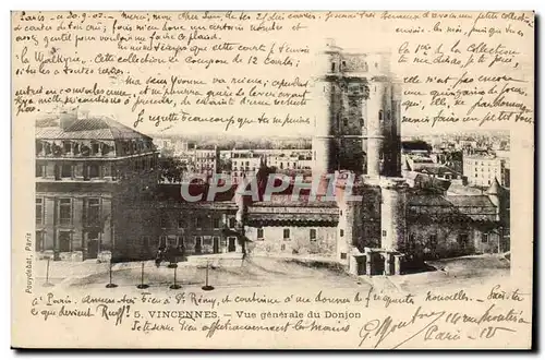 Vincennes Cartes postales Vue generale du donjon