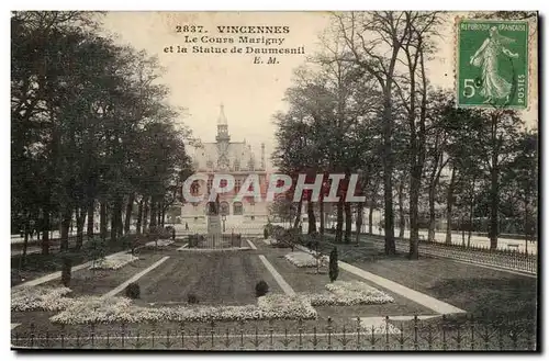 Vincennes Ansichtskarte AK Le cours Marigny et la statue de Daumesnil