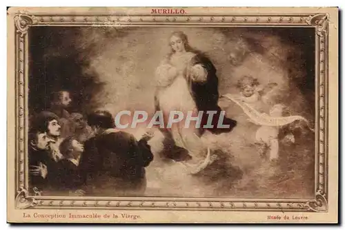 Cartes postales Murillo Musee du Louvre La conception immaculee de la vierge