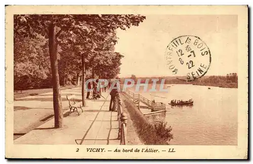 Vichy Ansichtskarte AK Au bord de l&#39allier