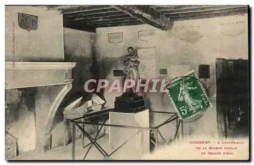 Domremy Cartes postales A l&#39interieur de la maison natale de Jeanne d&#39arc