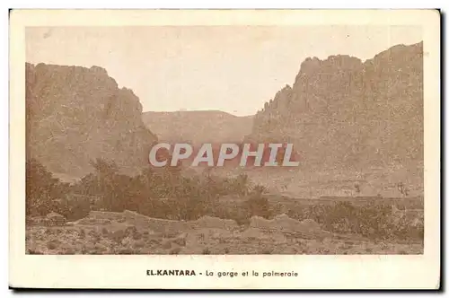 MAroc Morocco El Kantara Cartes postales La gorge et la palmeraie