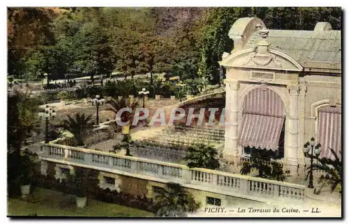 Vichy Ansichtskarte AK Les terrasses du casino