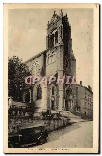 Nancy Ansichtskarte AK Eglise St Mansuy