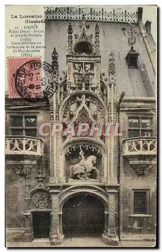 Nancy Cartes postales palais ducal Petite et grande porterie