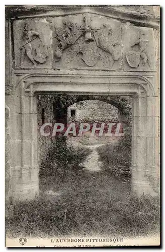 Auvergne Ansichtskarte AK Chateau de Murois Porte d&#39honneur