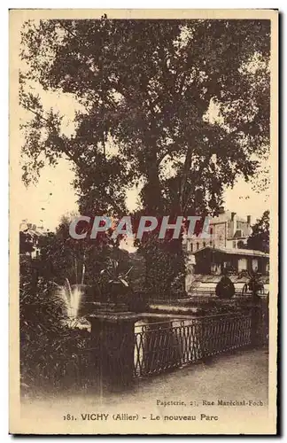 Vichy Cartes postales Le nouveau parc