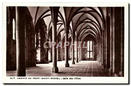 Mont Saint Michel Cartes postales Salle des hotes