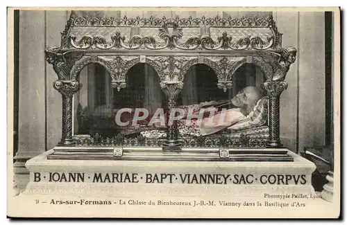 Ars sur formans Cartes postales La chasse du bienheureux par JBM Viauney dans la basilique d&#39ars