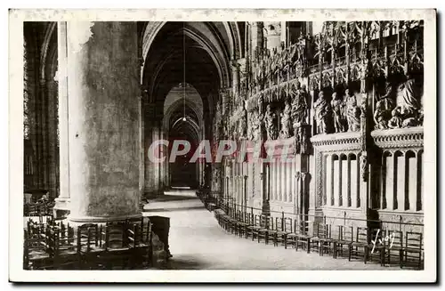 chartres Cartes postales Interieur de la cathedrale le deambulatoire