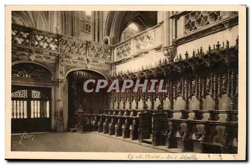 Bourg Cartes postales Eglies de Brou Les stalles du choeur