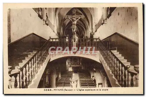 Myans Cartes postales L&#39eglise superieure et la crypte