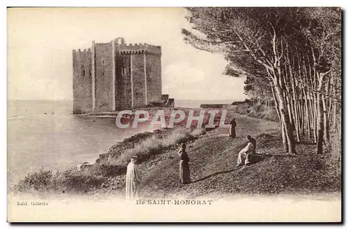 Cartes postales ile Saint Honorat (moines)