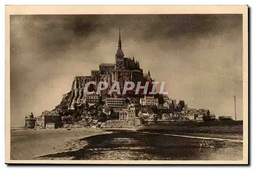 Mont Saint Michel Cartes postales Vue generale du Mont a l&#39arrivee