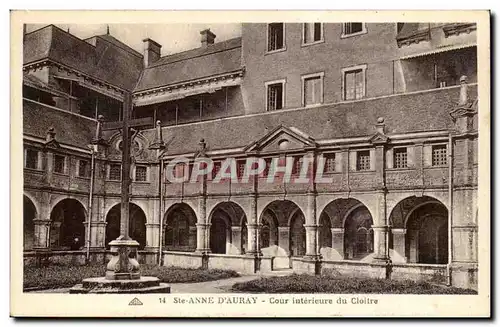 Sainte Anne d&#39auray Cartes postales Cour interieure du cloitre