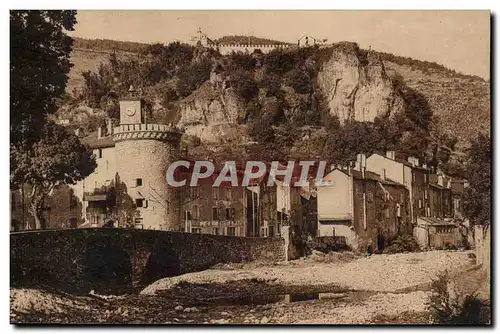 Meyruels Cartes postales La tour de l&#39horloge et la chapelle de ND de Bonsecours