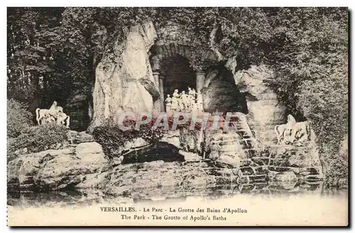 Versailles Cartes postales Le parc La grotte des baies d&#39apollon