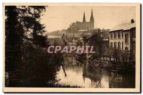 Chartres Cartes postales L&#39Erure et la cathedrale