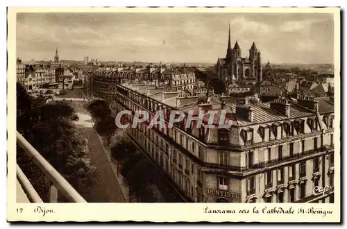 Dijon Ansichtskarte AK Panorama vers la cathedrale St Benigne