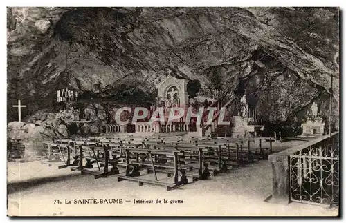 La Sainte Baume Ansichtskarte AK Interieur de la grotte