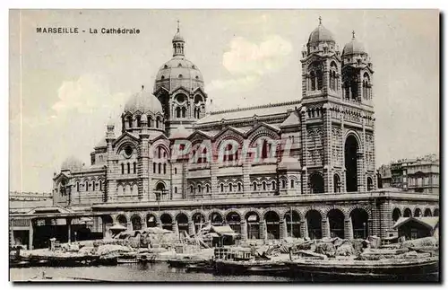 Marseille Cartes postales La cathedrale