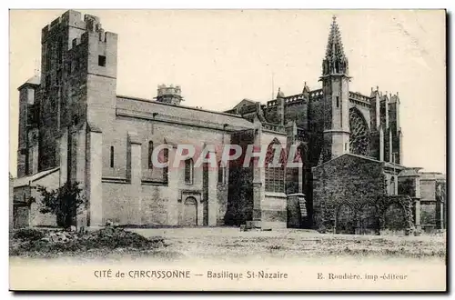 Carcassonne Cartes postales Basilique St Nazaire