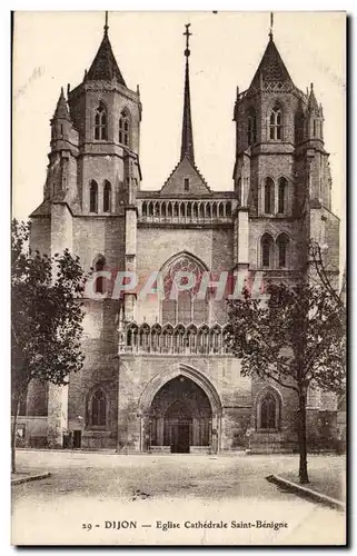 Dijon Ansichtskarte AK Eglise cathedrale Saint Benigne