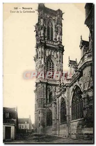 Nevers Ansichtskarte AK Tour de la cathedrale