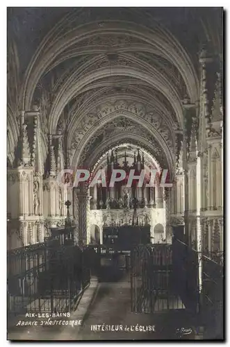 Aix les Bains Cartes postales interieur de l&#39eglise Abbaye d&#39Hautecombe