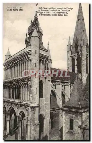 Dijon Cartes postales Eglise Notre DAme