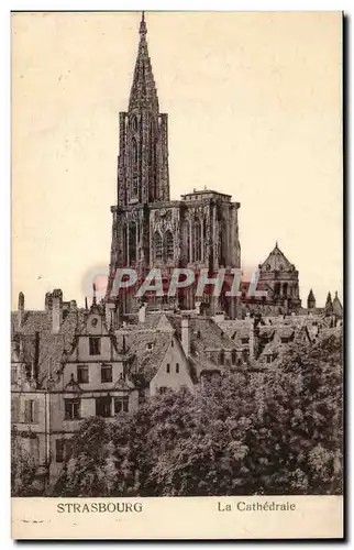 Strasbourg Cartes postales La cathedrale