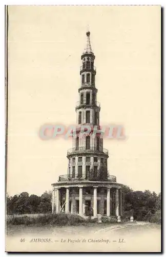 Amboise Ansichtskarte AK La pagode de Chanteloup