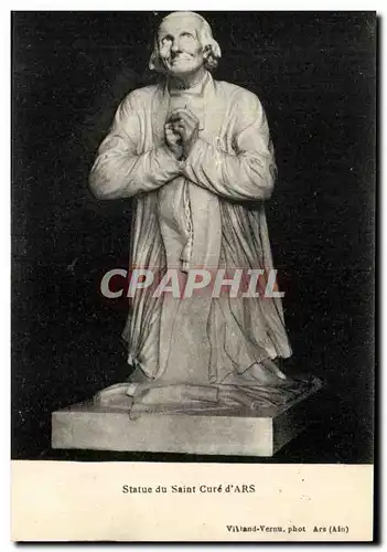 Cartes postales Statue du saint cure d'Ars