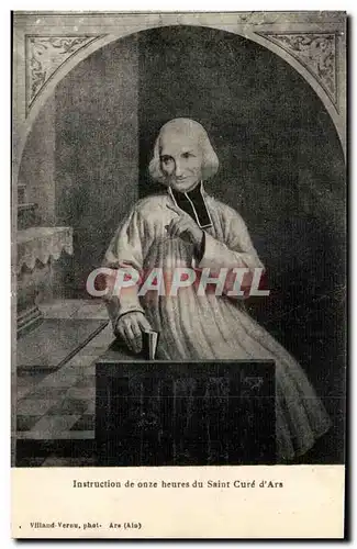 Cartes postales Instruction de onze heures du Saint Cure d'Ars