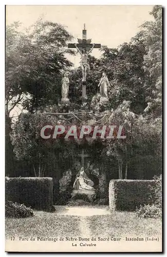 Ansichtskarte AK Parc du pelerinage de Notre Dame du Sacre Coeur Issoudun Le calvaire