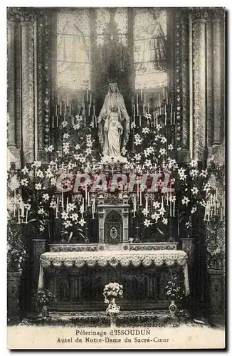 Ansichtskarte AK Pelerinage d&#39Issoudun Autel de Notre Dame du Sacre Coeur