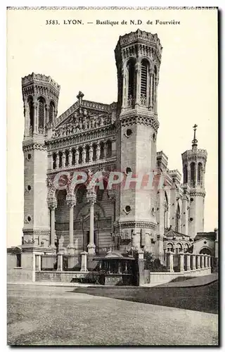 Lyon Cartes postales Basilique de ND de Fourviere