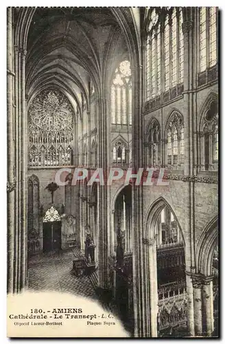 Amiens Ansichtskarte AK Cathedrale Le transept