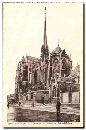 Dijon Ansichtskarte AK Abside de la cathedrale Saint Benigne