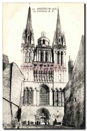 Angers Cartes postales La cathedrale