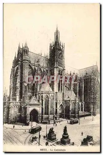 Metz Cartes postales La cathedrale