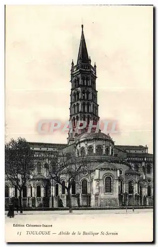 Toulouse Ansichtskarte AK Abside de la basilique St SErnin