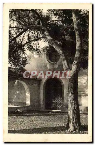 Cap d&#39Antibes Ansichtskarte AK Notre Dame de la Garoupe Entree de la chapelle