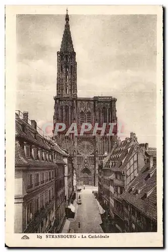 Strasbourg Cartes postales La cathedrale