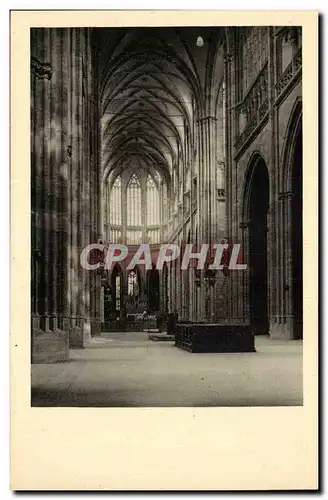 Tchequie Prague Cartes postales L&#39interieur de la cathedrale de St Guy Prag