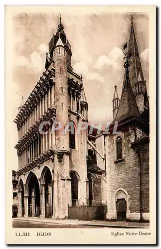 Dijon Cartes postales Eglise Notre Dame