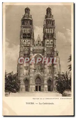 Tours Cartes postales Cathedrale