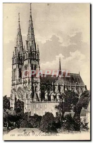 Moulins Cartes postales La cathedrale