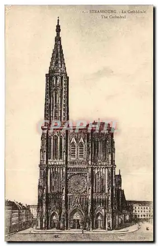 Strasbourg Cartes postales La cathedrale